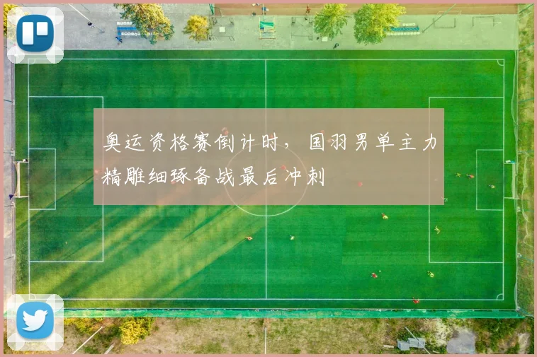 奥运资格赛倒计时,国羽男单主力精雕细琢备战最后冲刺